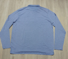 Johnnie-O Hangin’ Out Men’s XL Coastal Wash Polo Shirt Cloudburst LS