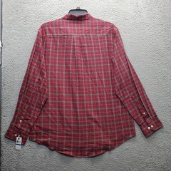 Van Heusen Flex Dress Shirt Mens XL Multi Plaid Classic Fit Comfort Button Down