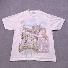 Tour Mens White Travis Scott Circus Maximus Utopia Concert Merch T-Shirt Size L