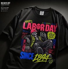 Funny Construction Worker Labor Day Holiday Comfort Tee