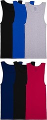 Fruit of the Loom Men’s Sleeveless Tag Free Moisture Wicking Tank A-Shirt