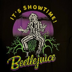 FREE SAME DAY SHIPPING New BEETLEJUICE ITS SHOWTIME Michael Keaton Shirt SMALL