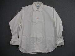 The Andover Shop Tuxedo Shirt Mens 17.5 White Pleated Front French Cuff USA Made