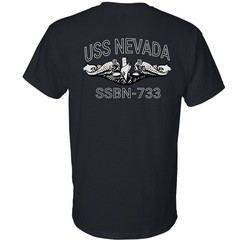 USS Nevada SSBN-733 Veteran Retired Navy T-shirt