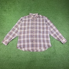 Vintage 90s Wrangler Western Plaid Thin Button Up Shirt Men’s XL Made In USA