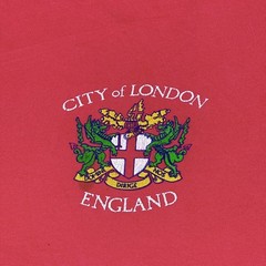 Vintage Coat of Arms of the City of London England Print T-Shirt Size XL
