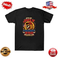 4th of July America 250 Beaver T-Shirt