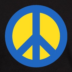 CafePress Peace Ukraine Men’s Value T Shirt 100% Cotton T-Shirt (943773894)