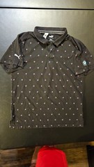 BMW Motorsport AOP Puma Polo Shirt Mens M Slim Fit Black Logo All Over Print