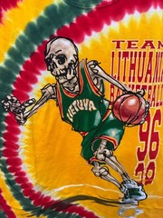 Liquid Blue lithuania Drivin Tie-Dye T-Shirt,gratefuldead skull basketball shirt