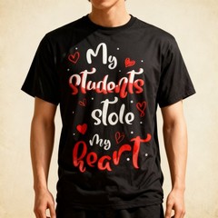 Funny Valentines Day Teacher Valentines Day Women Men T-Shirt
