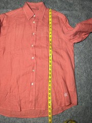Vilebrequin Long Sleeve 100% Linen Shirt Size Unknown Lightweight