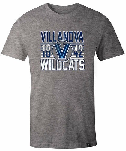 New Villanova Wildcats T-Shirt Official NCAA College V Gray Men Size L Large NWT