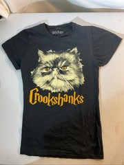 Official Harry Potter “Crookshanks” Cat Graphic T-Shirt Y2K Vintage