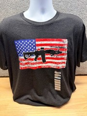 Black Rifle Coffee Company SBR American Flag T-shirt, Mens XL USA Military Black