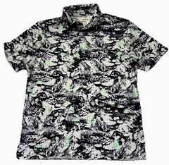 Under Armour Playoff 3.0 Polo Halo Gray/Matrix Green/Midnight Navy Medium