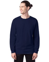 Hanes Essentials Men’s Cotton Long Sleeve T-Shirt, 2-Pack