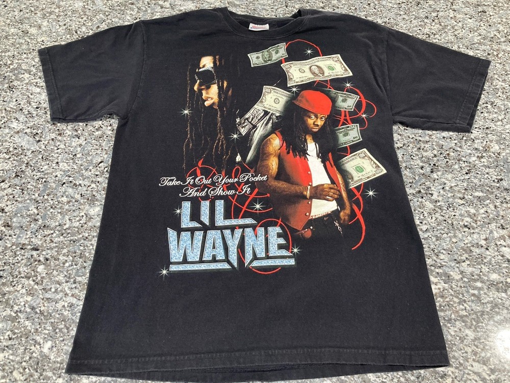 Vintage Lil Wayne Weezy Got Money Rap Promo Shirt Medium Hip Hop Young Money Y2K