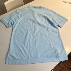 Rowing Blazers Mens XL Light Blue Pima Cotton Sash Polo Shirt Satin