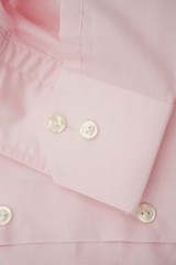 Men ETON Single Cuff Fine Twill Shirt Mini Check Contemporary Size 44 17.5