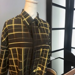 BRAND NEW! Men’s Cash Money Records Button Up Dress Shirt Size L Black & Gold