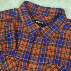 OR Outdoor Research Mens XL Feedback Flannel Twill Bestselling L/S Outdoor Shirt