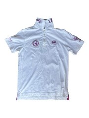 La Martina Equestrian #3 Polo Shirt Size XS White & Purple Preppy Classic NWT