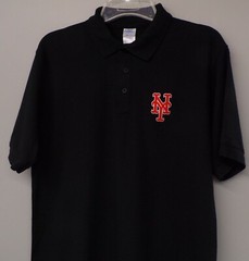 New York Mets NY Logo Mens Embroidered Polo Shirt XS-6XL, LT-4XLT New