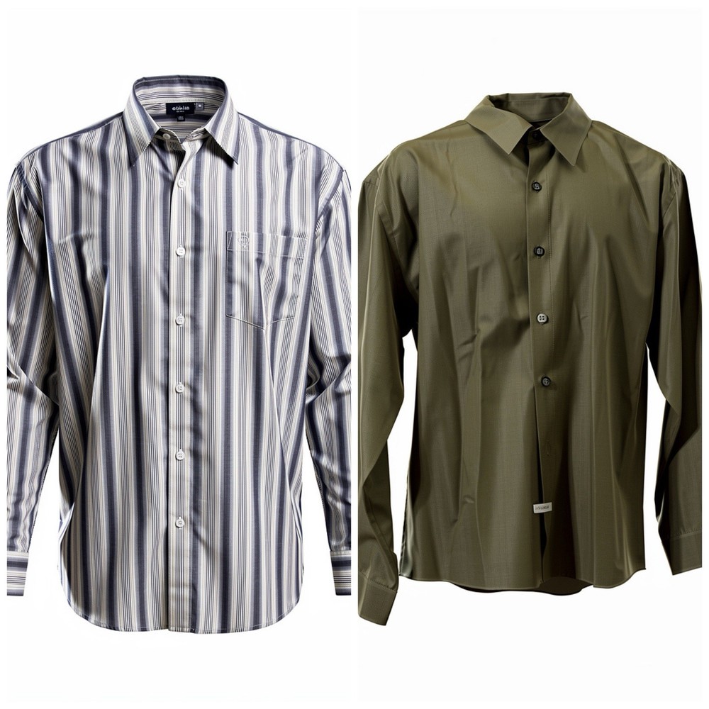 Set Of 2 Axist Button Up Long Sleeve Casual Dress Shirts Men’s Size 2X