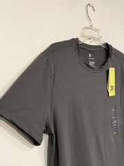 NEW All In Motion Men’s Performance Tee Size Large Gray Moisture Wicking Stretch