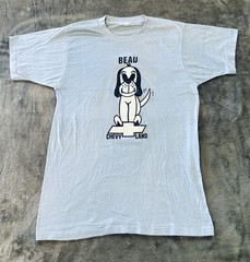 Vintage 70s Chevy Land Beaumont TX “Beau” Dog Tshirt Med Single Stitch USA