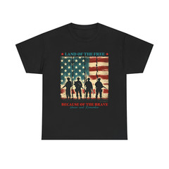 Patriotic USA Soldier Tribute T-Shirt | 4th of July Tee | Unisex S-4XL Gift