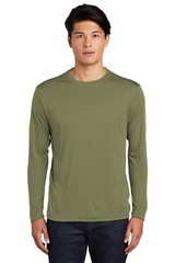 Sport-Tek Men’s Long Sleeve PosiCharge Competitor M Olive Grab