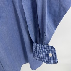 Lot of 2 Ariat Wrinkle Free Shirts Mens XXL Steel Blue Button Down Flip Cuff