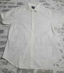 Bonobos Stretch Slim Fit Short Sleeve Button Down Shirt Men’s Large White