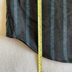 Todd Snyder Utility Overshirt Men XL Striped Wool Flannel