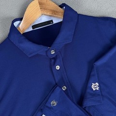 Greyson Polo Shirt Mens XL Blue Cascade Hills Cutaway Collar Performance Golf