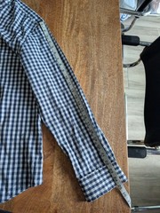 Charles Tyrwhitt 🇬🇧 Large 16′ Blue White Check Causal Shirt Extra Slim