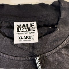 Vale Forever Faith Bling T-shirt Mens Size XL Black Rhinestone Distressed