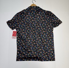 Redvanly Leone Golf Polo Shirt Men’s Size M Short Sleeve Tuxedo Multicolor NWT