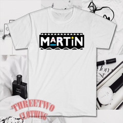 Martin TV Show Men’s White T-Shirt Size S to 5XL