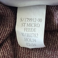 Banana Republic Mens Henley Shirt Large Maroon Burgundy Micro Stripe Cotton