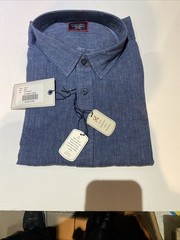 UNTUCKit,CANON,Mens Shirt XXXL, Tall Regular ,Wrinkle Resistant 100% Linen, SS