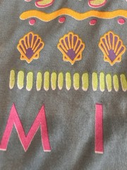 Vintage 1990’s Miami T-Shirt Size XL Neon Turtles Palm Tree Sea Shells NWT