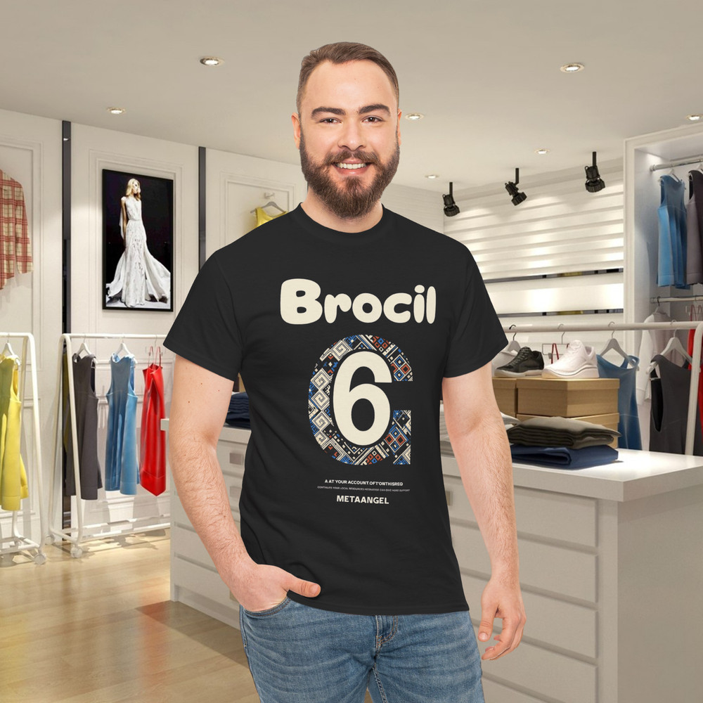 Brocil 6 Tribal Pattern Graphic T-Shirt