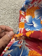Vintage Mr. Jan Don Giovanni California Hawaiian Shirt L Floral Rayon Tiki Aloha