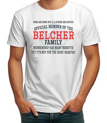 Belcher FAMILY MENS TEE OFFICIAL MEMBER GIFT