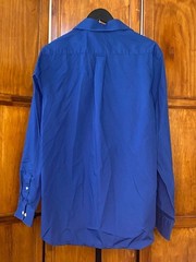 Croft & Barrow Classic Fit Easy Care Dress Shirt Men’s 16 34/35 Royal Blue L/S