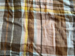 NWT Levis plaid short sleeve shirt / size large / fits bigger cotton/hemp
