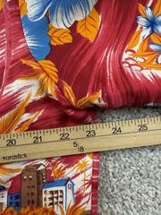 Vintage Mr. Jan Don Giovanni California Hawaiian Shirt L Floral Rayon Tiki Aloha